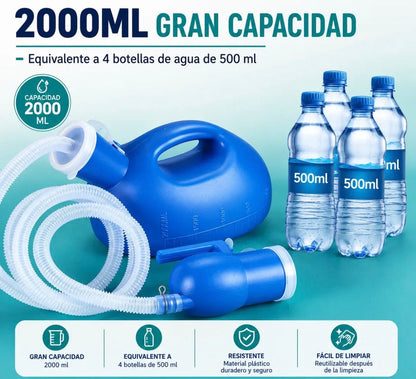 Orinal portátil para cama | Cómodo y práctico | Medinurex
